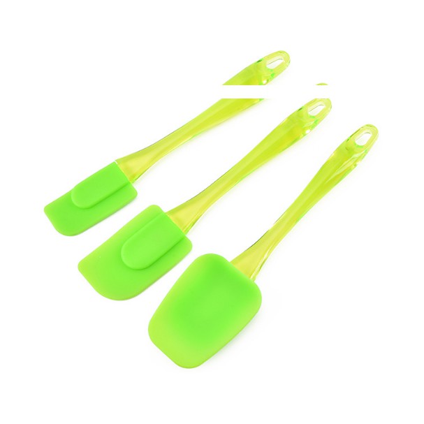 Spatula set/pengaduk adonan/sendok adonan/scraper adonan/alat kue set/butter scraper set silicone