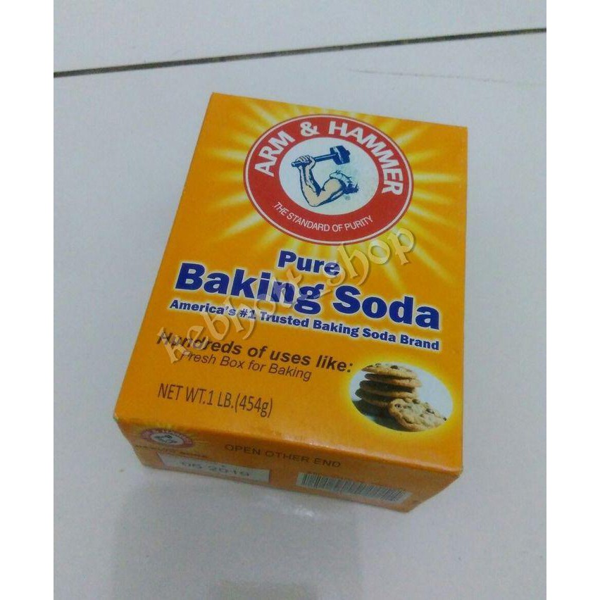 

arm n & hammer hamer pure tepung baking backing soda powder 454 gr USA