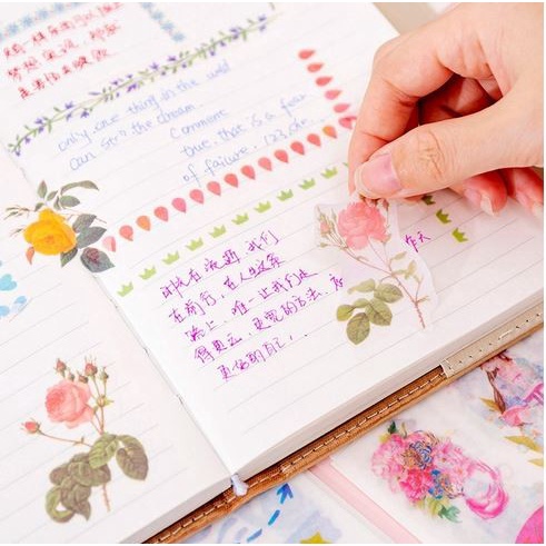 Washi Diary Deco Stickers - Thema Series (6pcs)