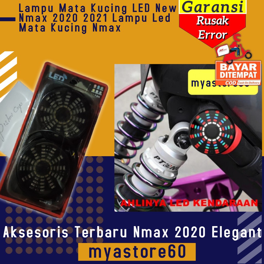 Lampu Led Mata Kucing LED Yamaha New Nmax 2020 2021 Lampu Led Mata Kucing Aksesoris Nmax N max