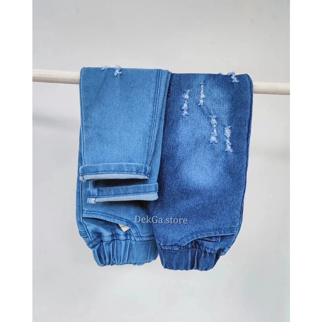 celana Jeans panjang Anak ripped unisex 1th-13thn