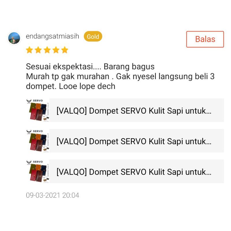 [VALQO] Dompet SERVO Kulit Sapi untuk Pria Wanita Kartu Koin Bisa COD