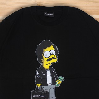 T SHIRT KAOS BALENCIAGA  PABLO ESCOBART BLACK AUTHENTIC 