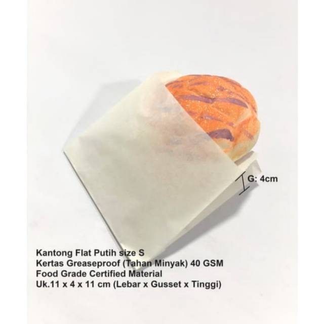 

Paper Bag Kantong Kertas Putih 11x4x11 cm isi 100