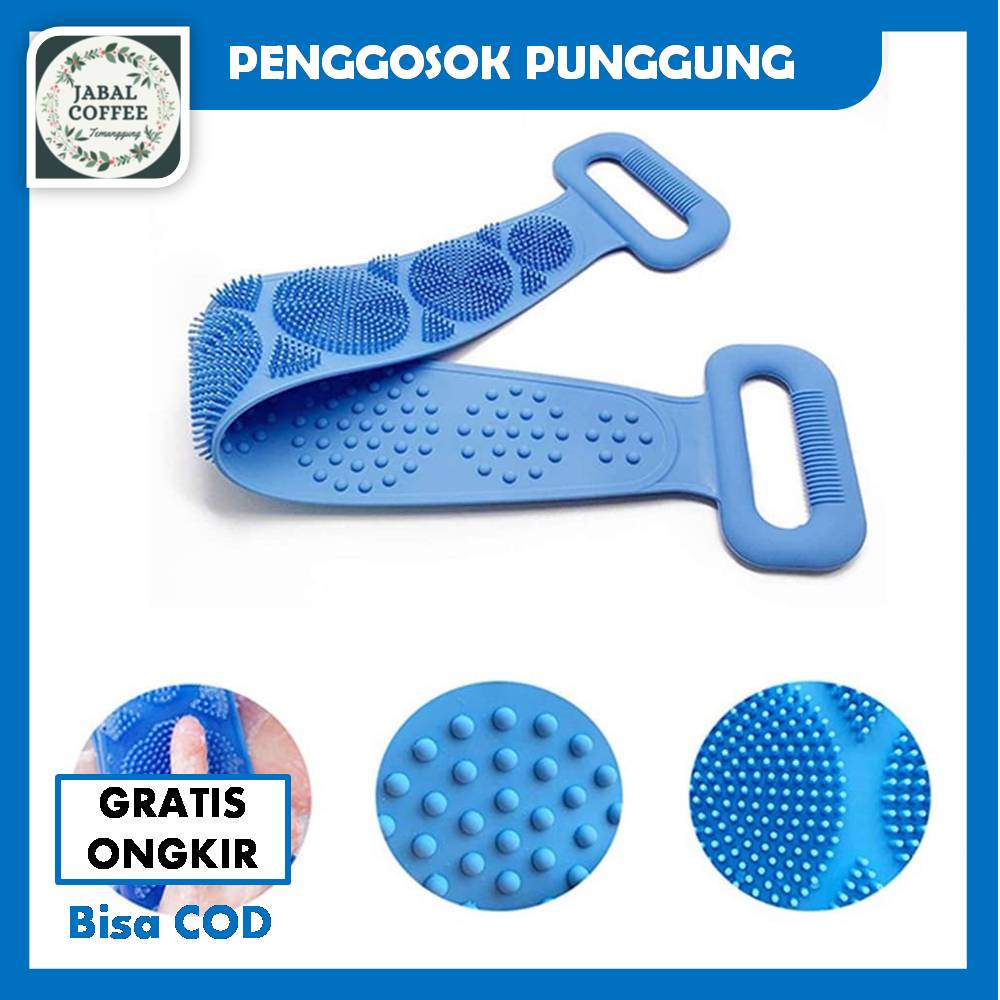 Body Scrubber Punggung / Sikat Silikon Mandi/Sikat Punggung Badan Silikon / Sikat Punggung J150