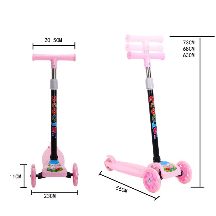 Skuter Anak Roda Tiga Scooter Otopad Scooter / Skuter Anak Scooter Otoped Led KickBoard Mainan Anak Roda 3 (MB 183)