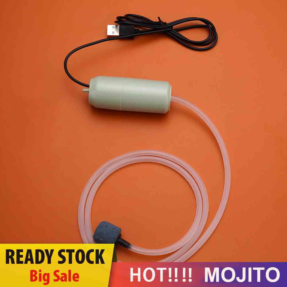 Aquarium Oxygen Air Pump Fish Tank USB Power Silent Air Compressor Aerator
