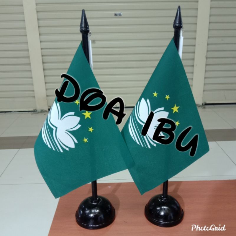 

best seller tiang kayu meja+bendera MACAU ready stock