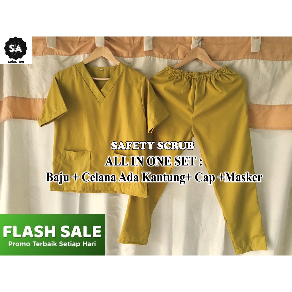 Baju Jaga / Baju OK / Baju OKA / Baju Operasi / Doctor Scrub / Seragam Medis / Baju Scrub-5