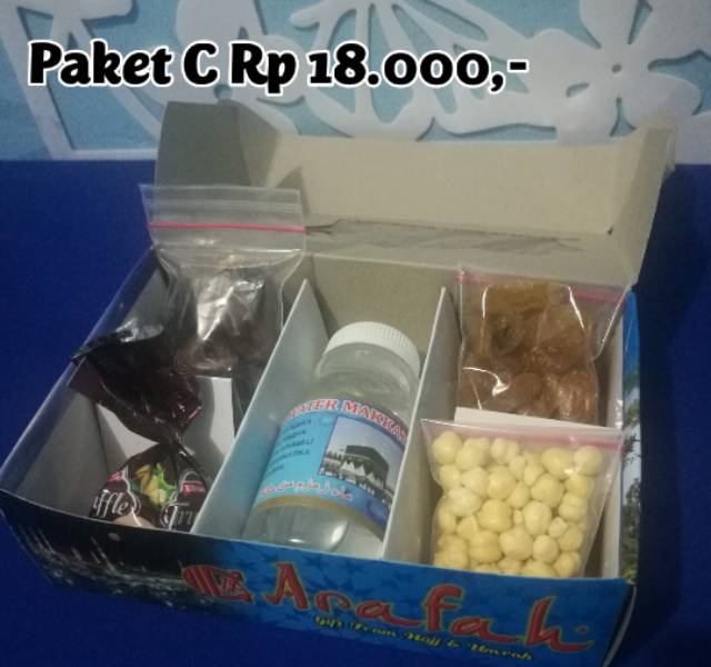 Gift souvenir paket C oleh oleh haji umroh hemat murah ekonomis