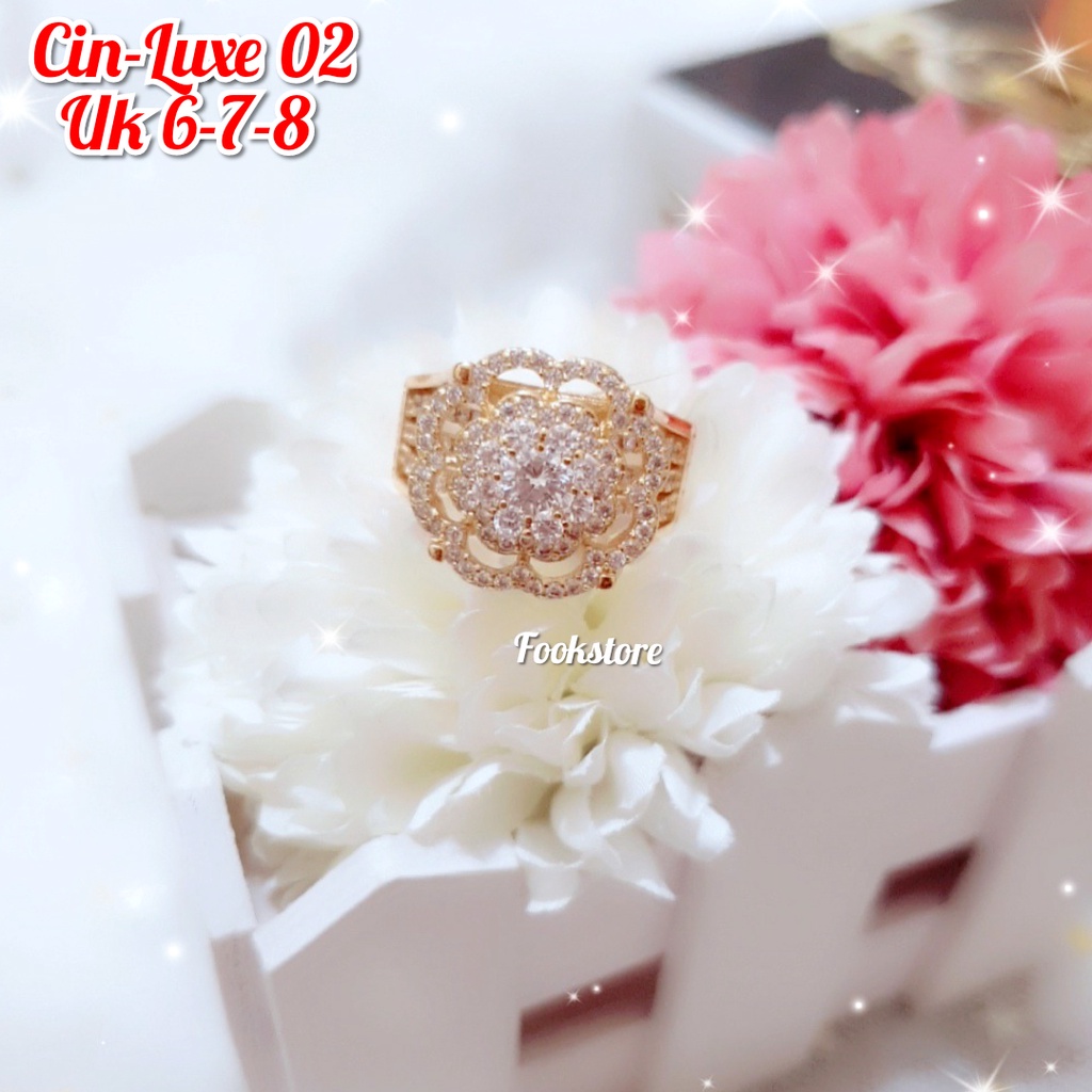 FASHION CINCIN WANITA PERMATA PREMIUM AKSESORIS