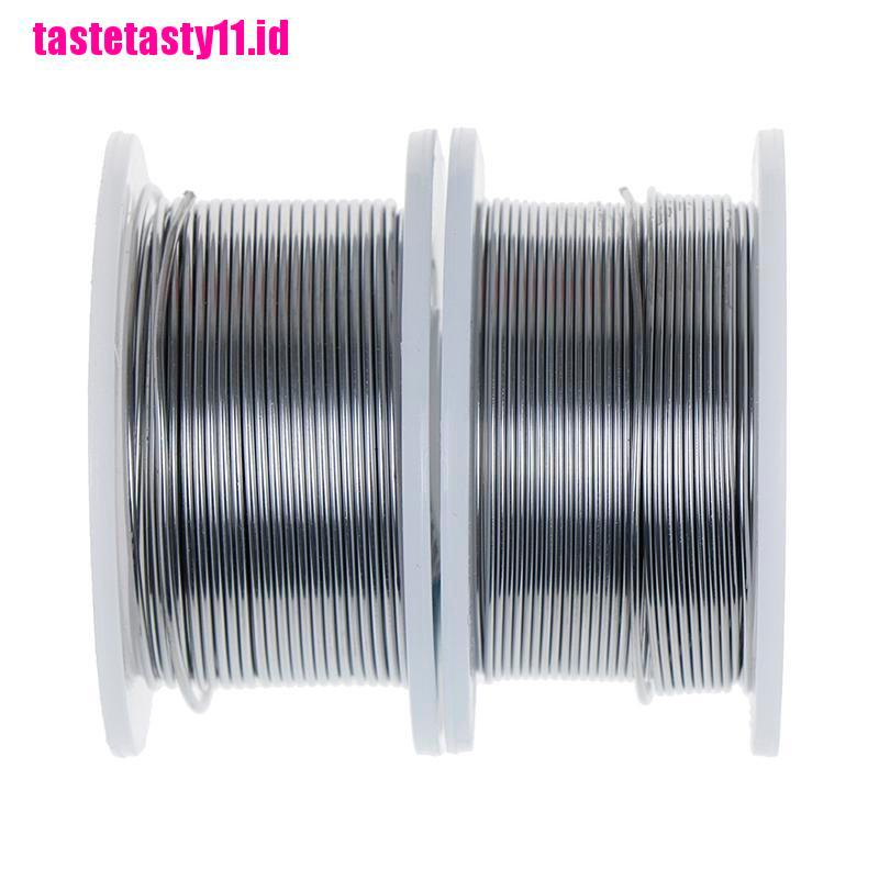 Kawat solder rosin core 0.8 / 1.0mm 50g 2% flux Meleleh Rendah