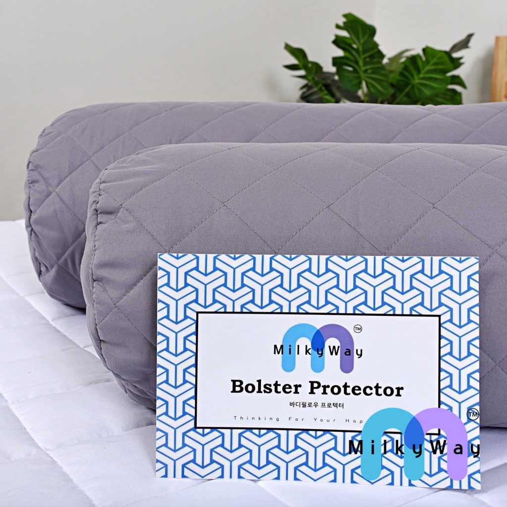 [MilkyWay] Sarung Guling Warna / Color Bolster Protector (1pcs)