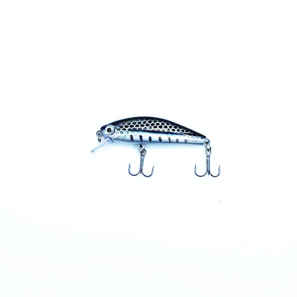 100pcs 5.5cm 6g Ikan Kecil Tenggelam Umpan Pancing Crankbaits Hooks Baits Tackle