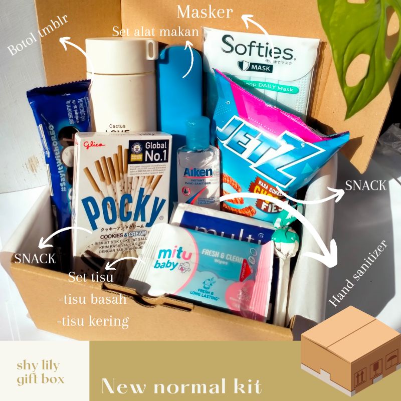 

Gift Box new normal kit [Gift Box ,Hampers New Normal, kado ulang tahun, anniversary, kado]