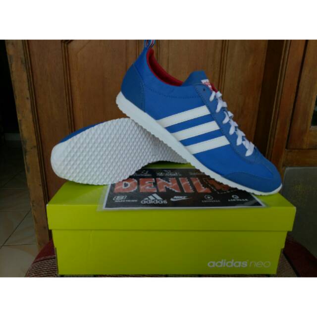 ORIGINAL Sepatu Casual Adidas Neo VS Jog Blue