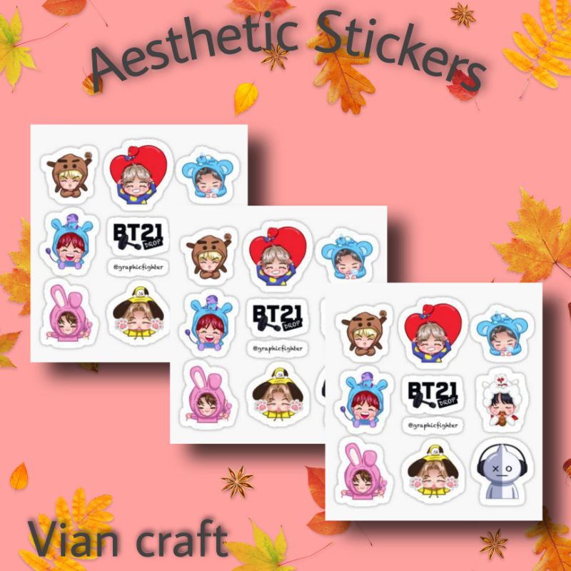 

Stiker BTS/Part 2 / Stiker Pack Aesthetic Stiker Hp Laptop / Stiker Pack Aesthetic Stiker Hp Laptop
