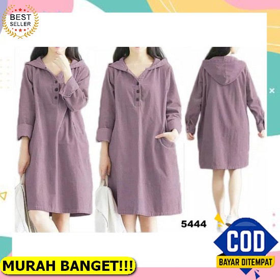 Long Dress Gamis Muslim Polos Simple Lengan Panjang Dress Wanita Casual Panjang Gamis Maxi Dress Sya