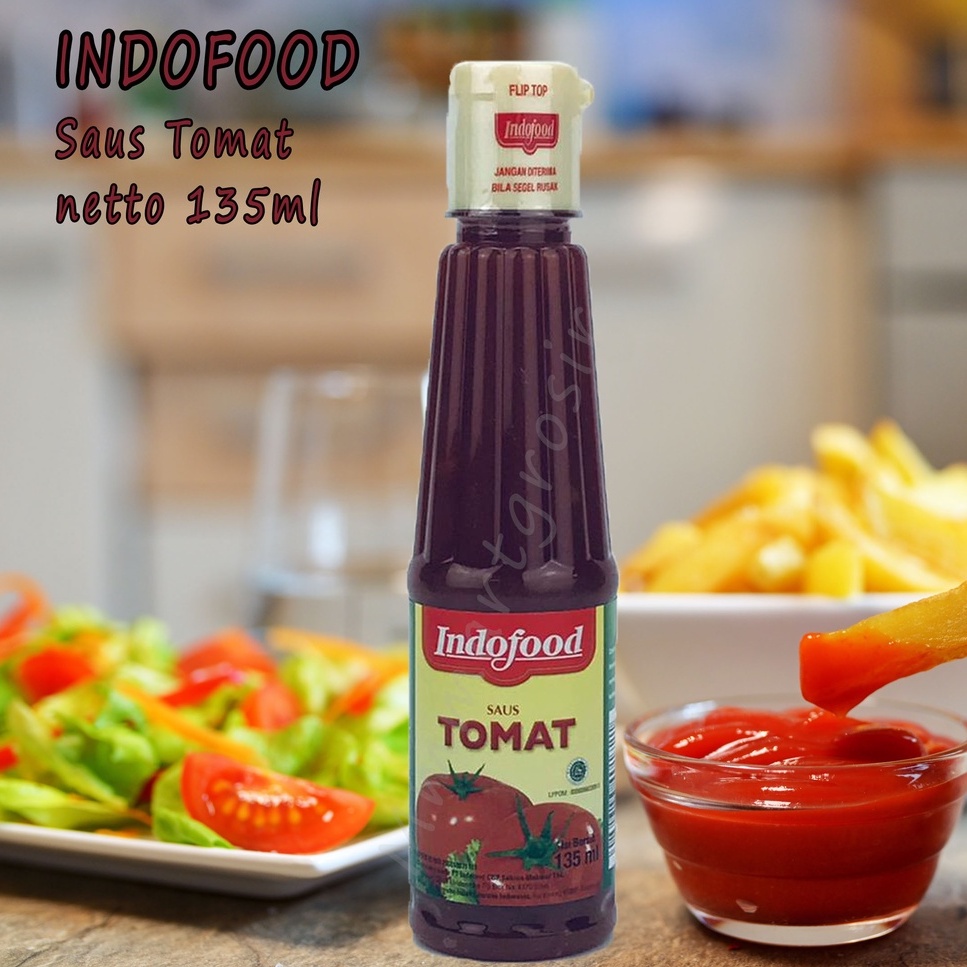 Saus Indofood Tomat Pet 135 ML (PCS)