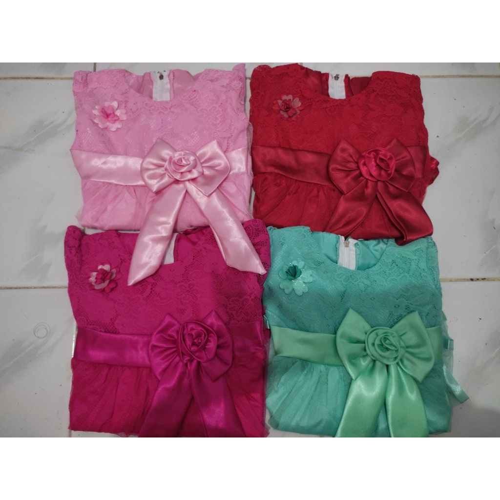 GAUN BABY LENGAN TROMPET MODEL PITA