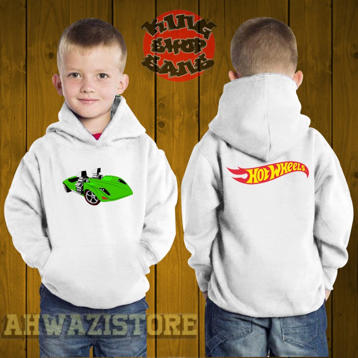hoodie anak jaket anak hot wheels mobil keren