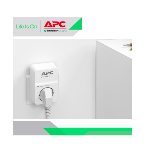 Colokan Listrik Anti Petir APC Surge Protector PM1WGR PM1W-GR