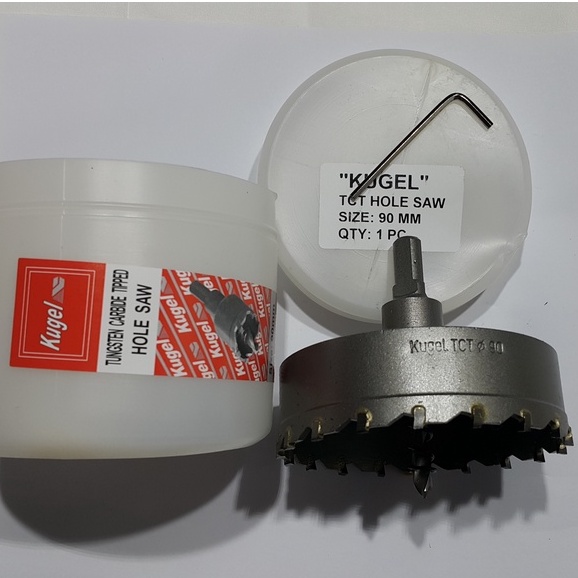 Kugel Hole Saw TCT Dia. 90 mm - Mata Bor Stainless Steel - Original