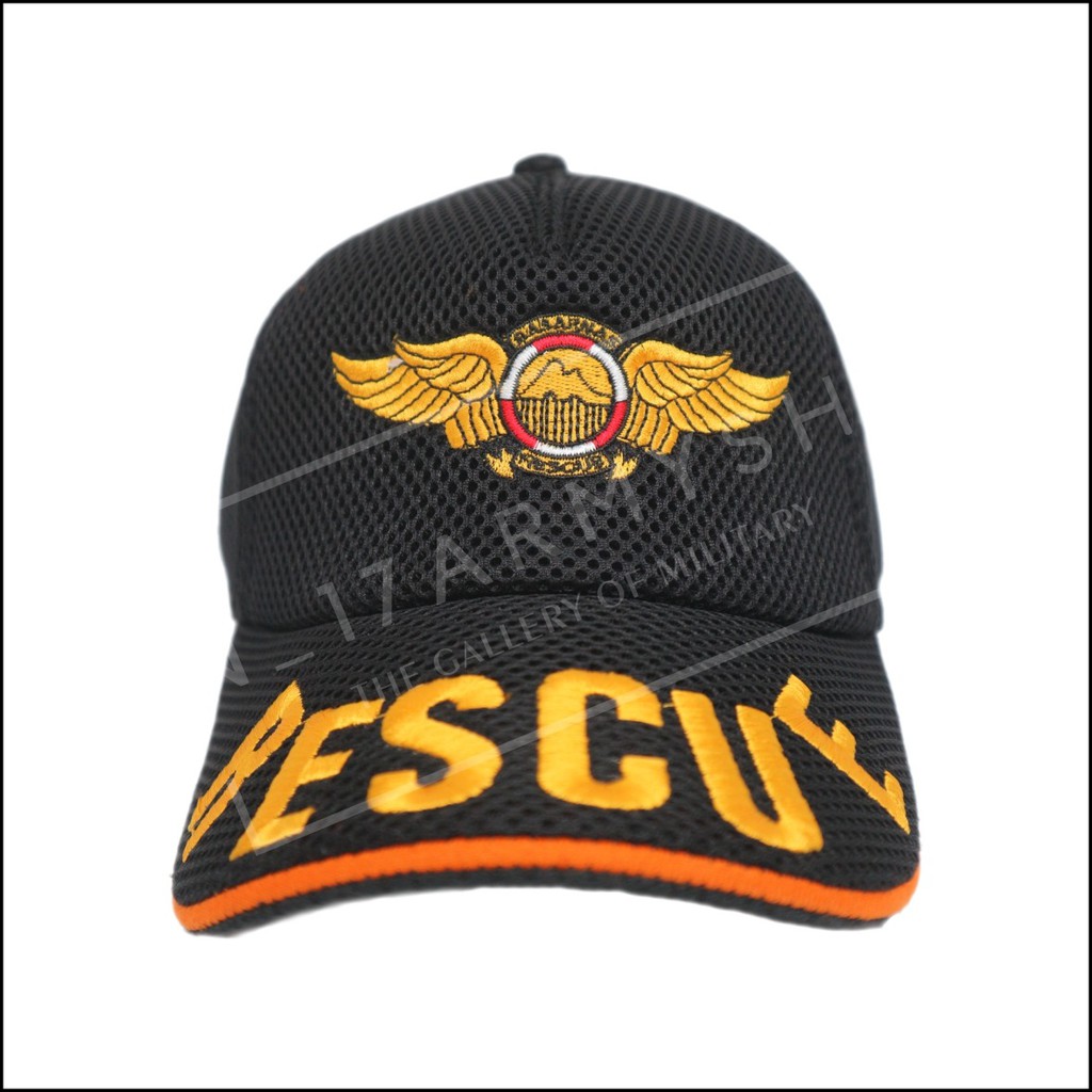 Topi Lapangan Dobelmesh Hitam Rescue, Sar Nasional, Potensi Sar, Basarnas