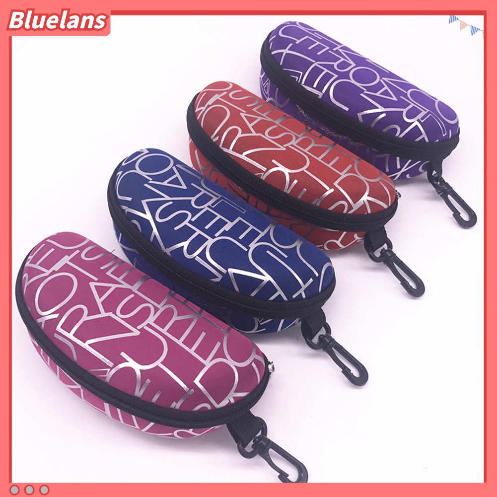 Bluelans Portable Crush Resistant Sun Glasses Spectacles Case Zipper Storage Box Holder