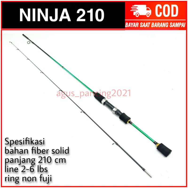 Joran ul Ultralight Ajiro Ninja 210cm