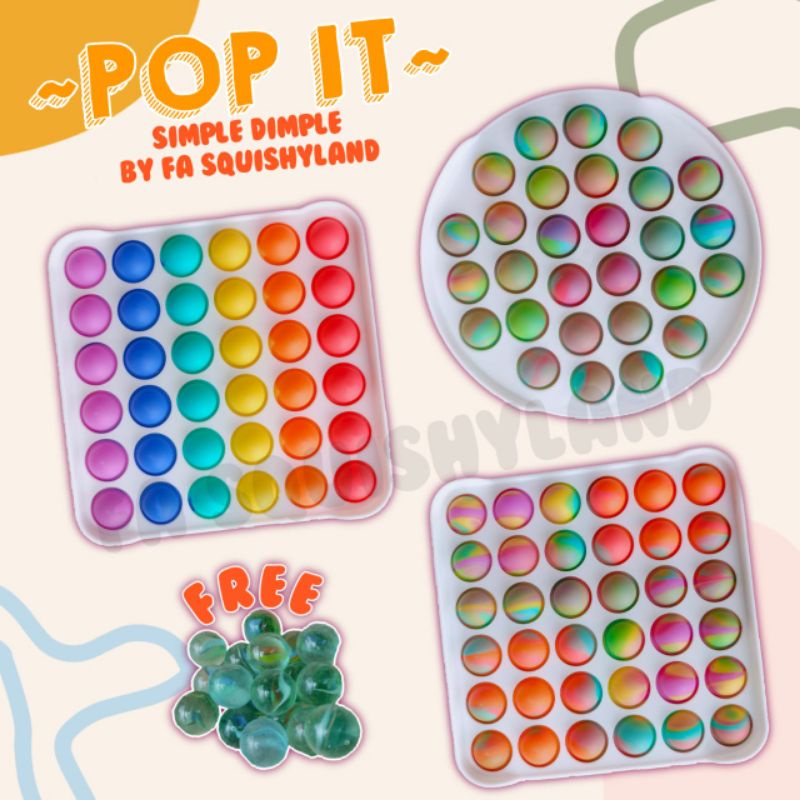 simple dimple pop it ready stock 