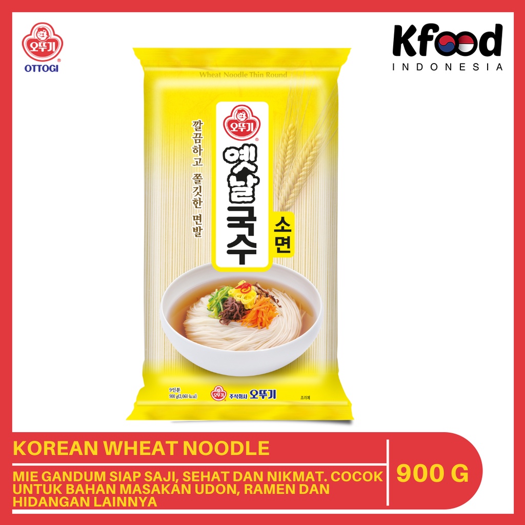 

Kfoodind - Ottogi Wheat Noodle 900gr - Mie Gandum Korea