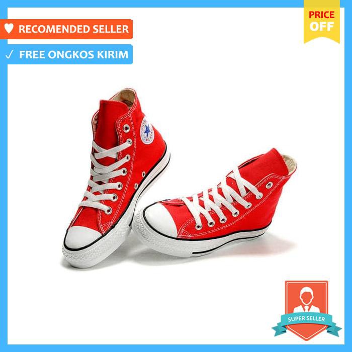 Sepatu All Star Converse Merah Tinggi