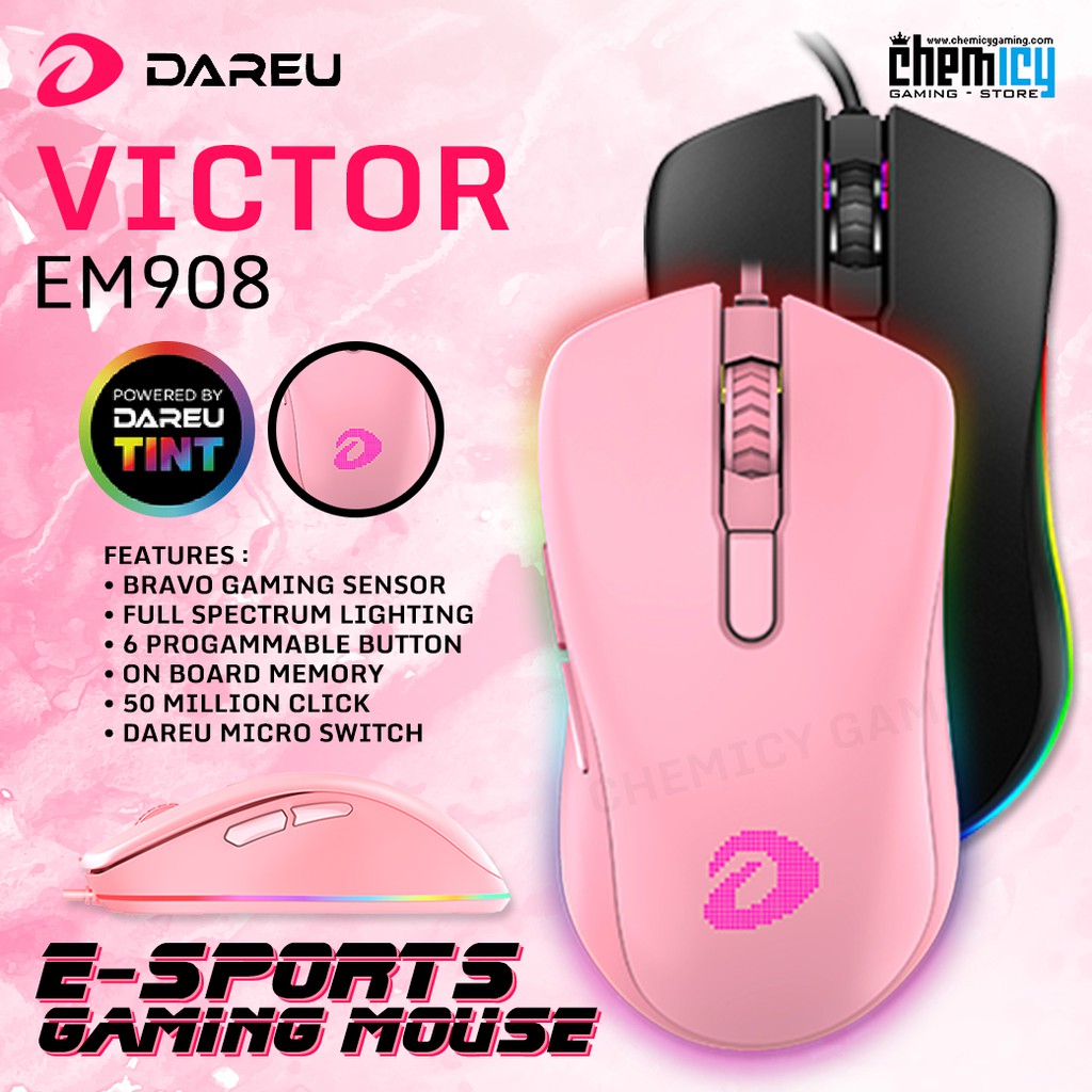 Dareu Victor EM908 RGB FPS / MOBA Gaming Mouse