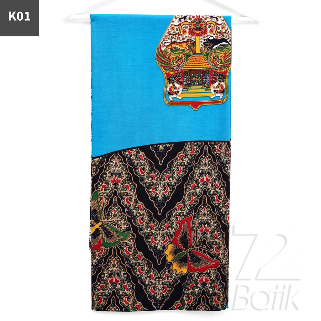 KAIN BATIK PREMIUM Bahan Katun Motif Wayang Kupu Warna Hijau 721497 Cap 72 Jarik Jarit Samping Kebat Panjang Batik Katun Modern Premium Bahan Seragam Batik Pernikahan Kantor Keluarga Murah Kamen Jadi Batik Bali Lembaran