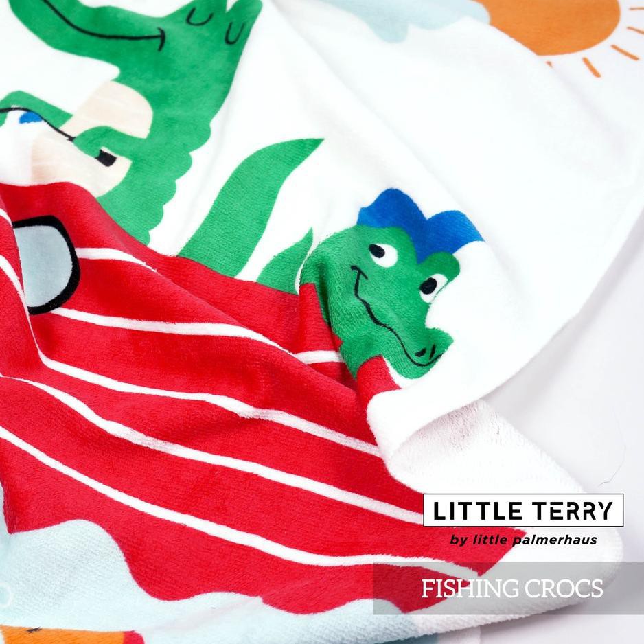 Handuk bayi anak Little Palmer Terry by Palmerhaus katun premium bahan menyerap 50x100cm Makassar