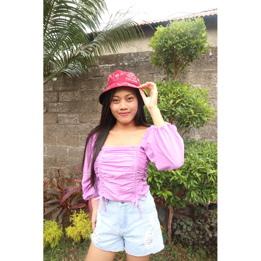 Sabrina amanda double kerut BALI TERBARU Cailyn top