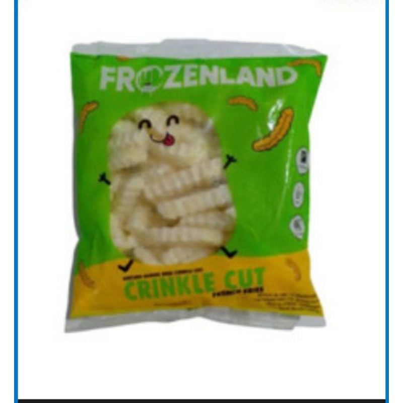 

FROZEN LAND CRINKLE CUT 500 GRAM / KENTANG BEKU