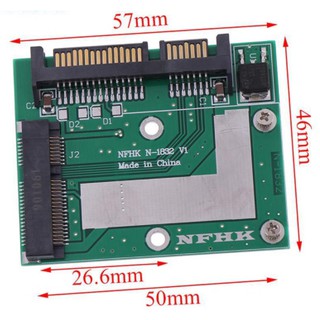 mSATA SSD To SATA 22 Pin 2.5 inc Adapter Card Converter