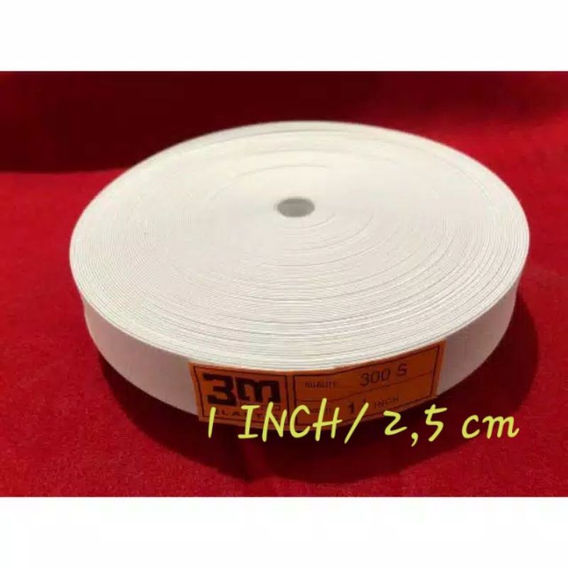 KARET ELASTIS ELASTIC MERK 3M Lebar 2,5cm/1 inchi Karet  Serat Bagus Kuat &amp; Kencang