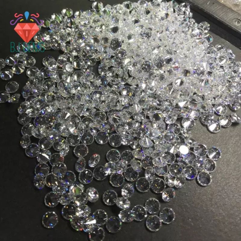 ( Original ) A5 Quality Cubic Zirconia 0.8-3.5mm 500 - 1000pcs per pack Syntetic Diamond zircon