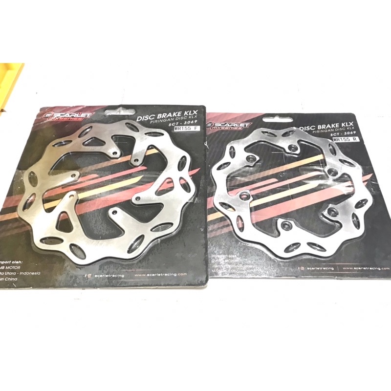 PIRINGAN WR155 set DEPAN BELAKANG DISK CAKRAM YAMAHA WR155 set depan belakang