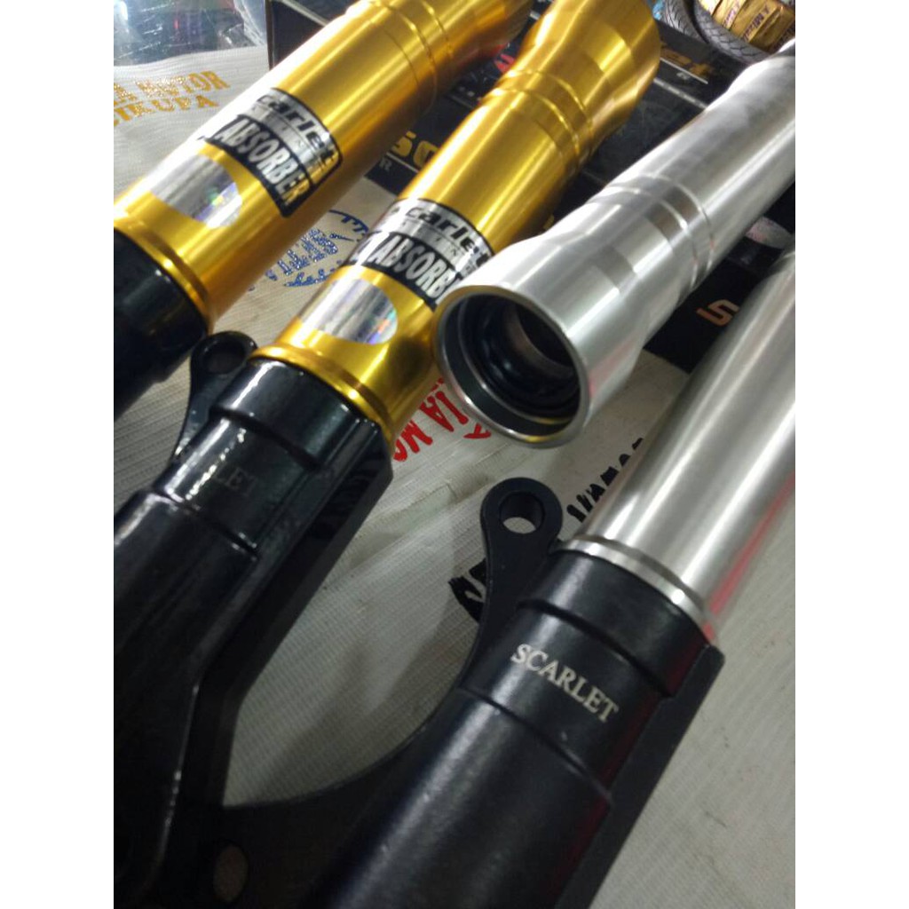 #9912 tabung shock depan jupiter mx vega zr jupiter z1/bottom shock depan