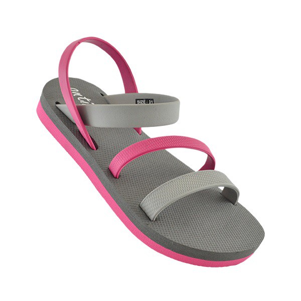Ontime Sandal Wanita Anak Airin Teen GREY FUCHSIA