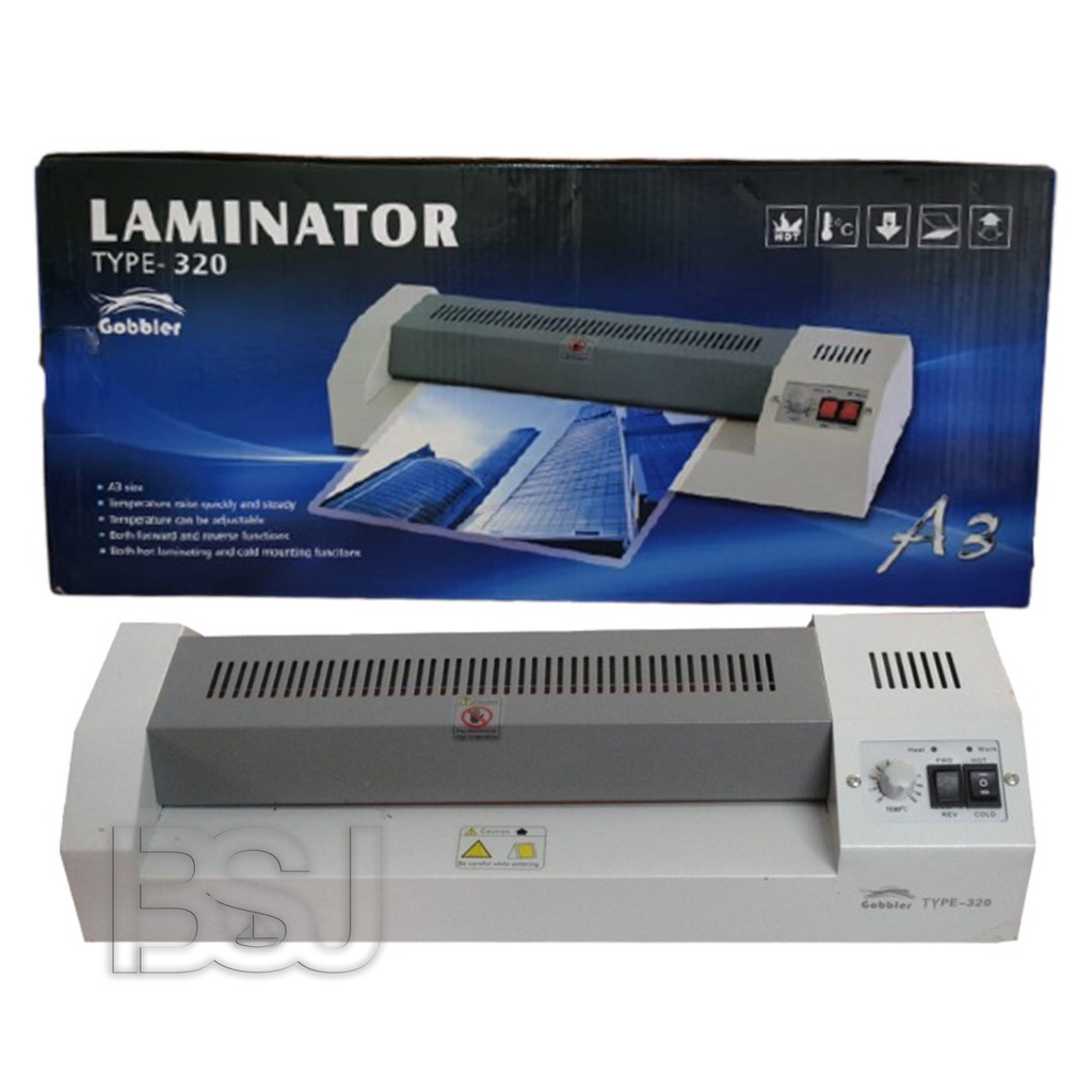 Jual Mesin Laminating Laminasi Laminator A3 F4 A4 320mm 4 Rollert Hot