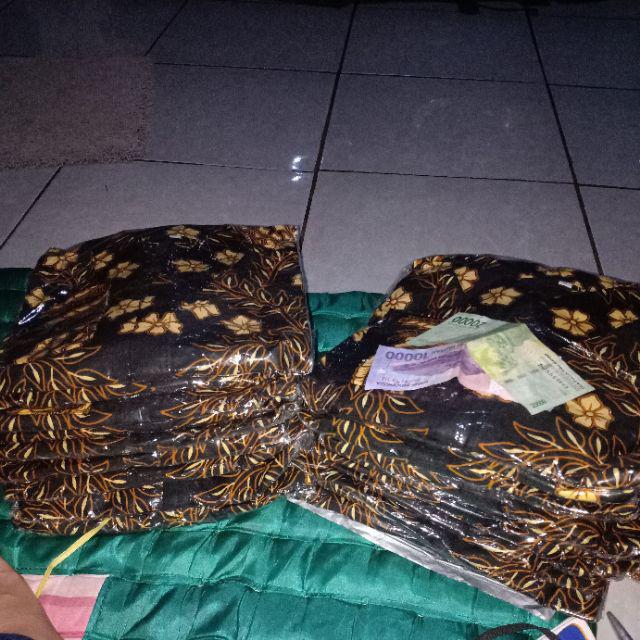 Bswart Batik Hrb026 Kenongo Hem Pendek Padi Pekalongan M L Xl Batik Pria Murah Modern Grosir Batik