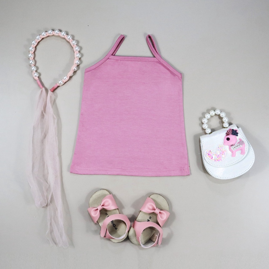 Owlet - Tanktop Anak / Singlet anak / Daleman Anak Perempuan Top / Atasan anak Baju Anak Perempuan / Tanktop 1 Tali