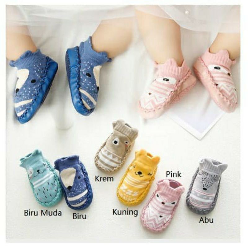 SEPATU PREWALKER/SEPATU BAYI - Kaos Kaki Baby Anti Slip