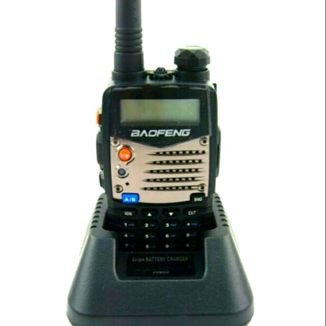 HT BAOFENG TYPE UV5RA Frekuensi Dualband Bonus Headset
