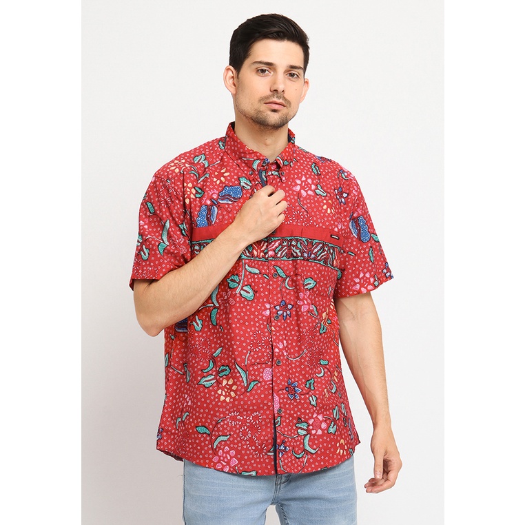 Kemeja Batik Pria - Poshboy Cakrabuana Men Modern Batik Shirt
